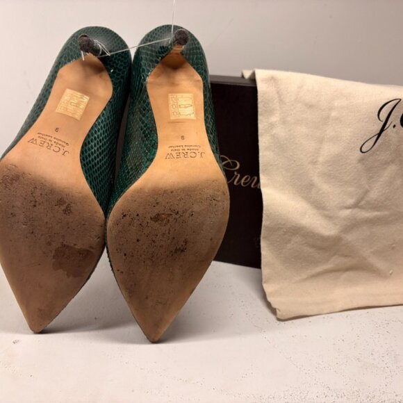 J. Crew Stiletto pumps in lizard-embossed leather - Picture 3 of 4
